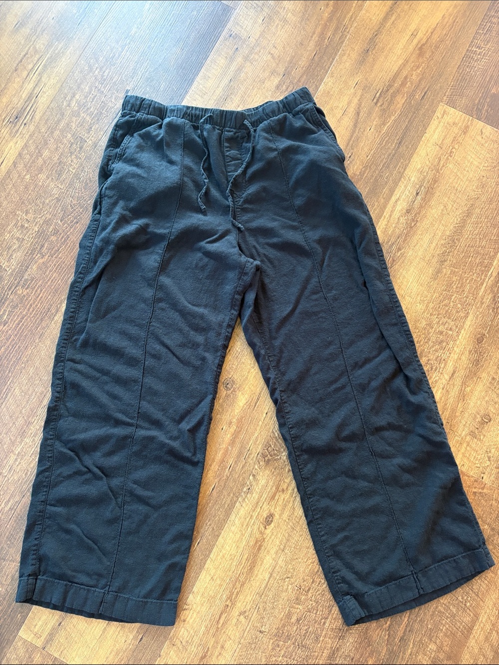 Gap Black Wide Leg Drawstring Pants